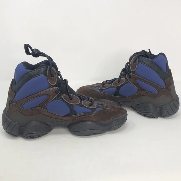 Adidas Men's Yeezy 500 High Tyrian FY4269 Brown Purple Boots Size